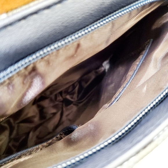 Classic Fashion Men's Blue Messenger Expandable Crossbody Shoulder Bag - Picture 10 of 14